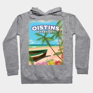 Oistins Barbados vintage beach poster Hoodie